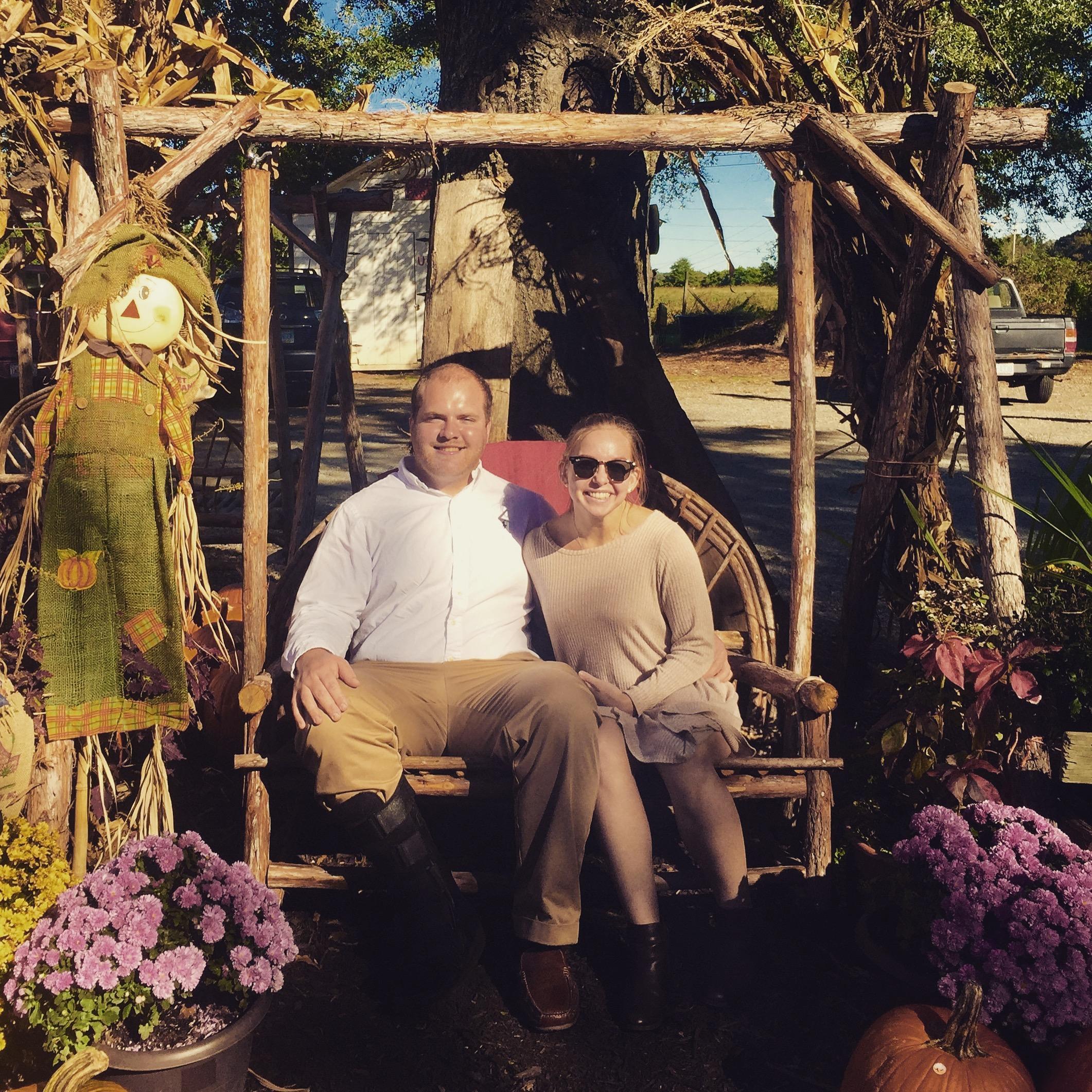 Our favorite season is Fall! Every year, Eric would always take me for a Saturday drive to the pumpkin patch. It still is one of our favorite traditions, we even found a way to continue it in Boston.