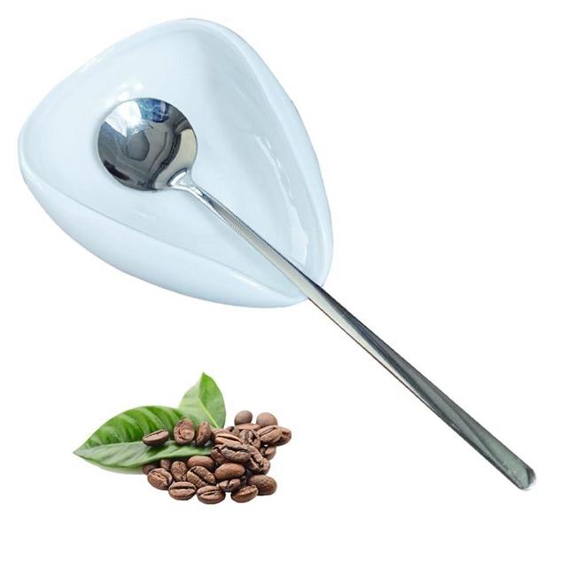 coffee bar spoon rest,coffee spoon rest for coffee bar,small spoon rest for coffee bar,Small Ceramic Spoon Rest,Coffee Bar Accessories