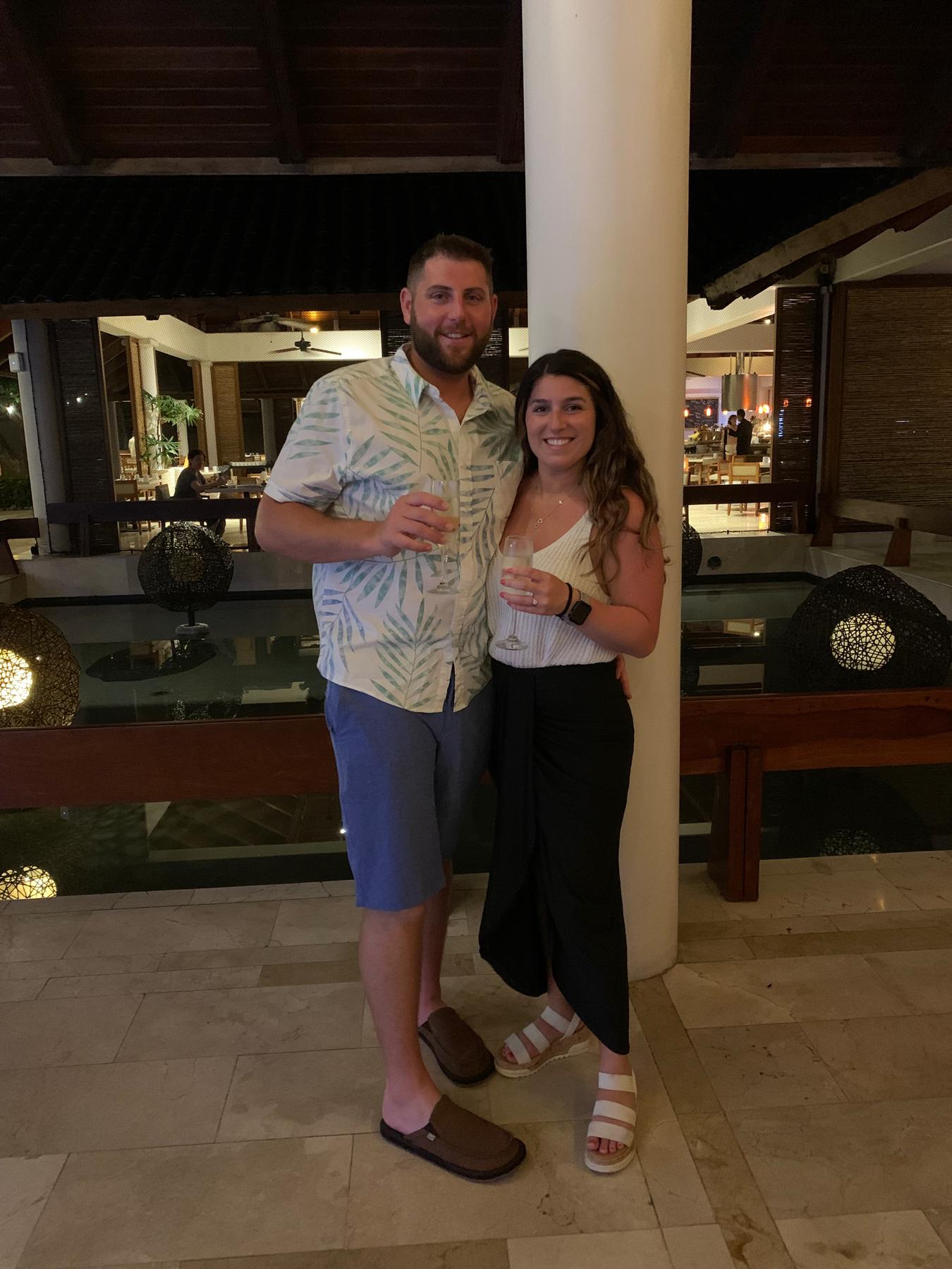 The night we got engaged