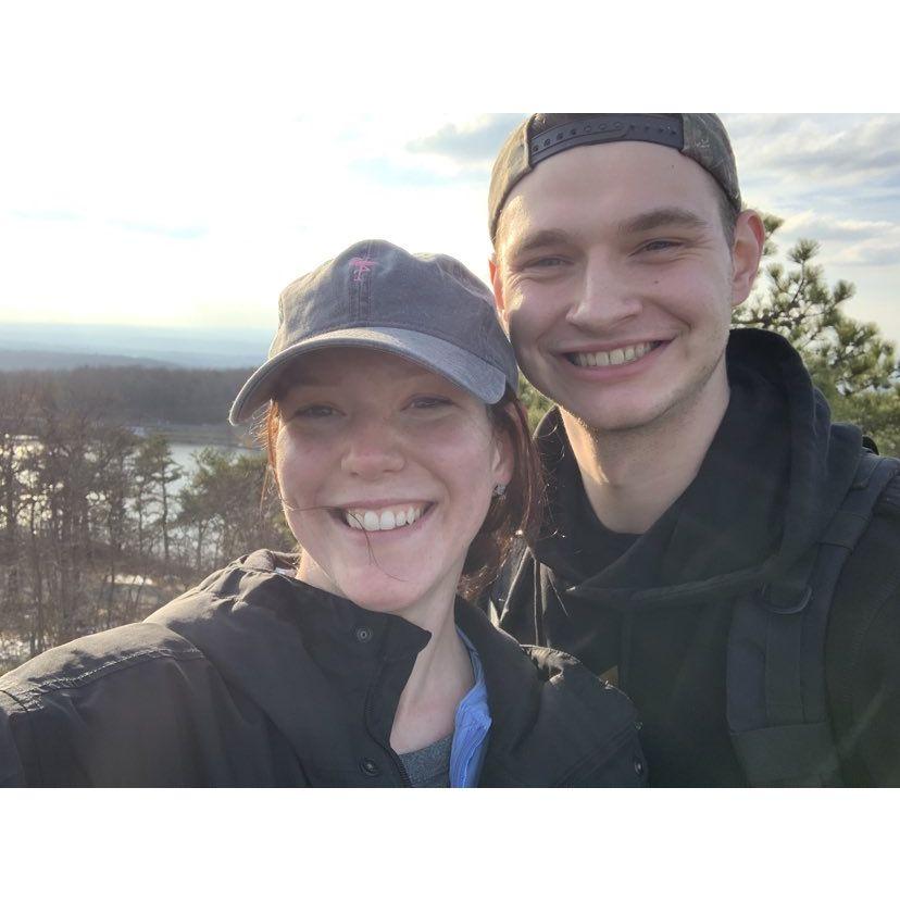 Enjoying one of our favorite hobbies - hiking. 2022.