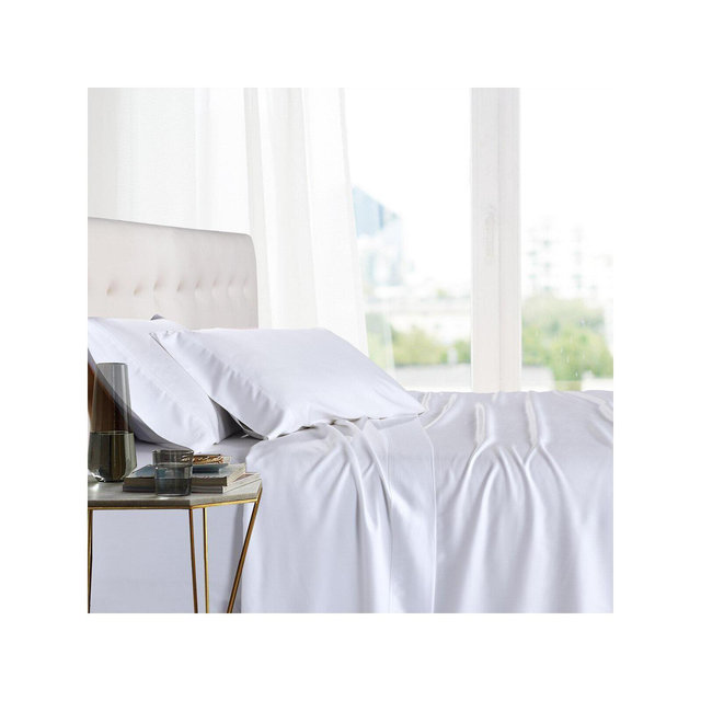 Egyptian Linens 100% Bamboo Viscose Sheet Set White Queen