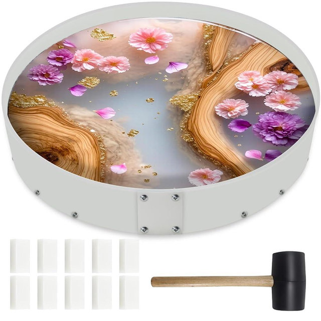 Large Epoxy Resin Table Molds,18" Reusable Deep Round Molds for Epoxy Resin Casting,Circle Table,Coffee Table,Cutting Board,Tray,Home Decoration,Floral Preservation