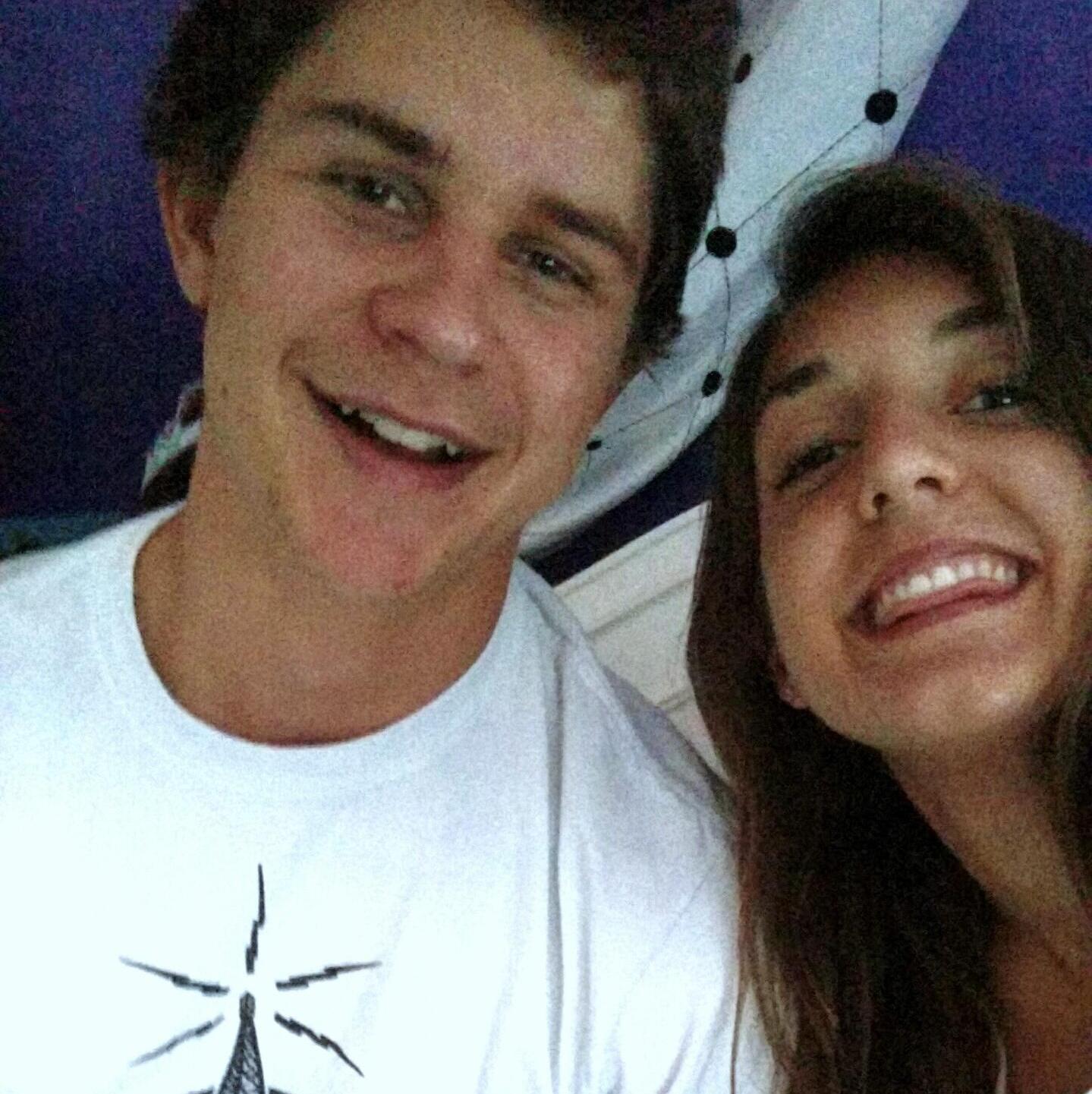 Our very first photo taken together, and the weekend Alex met Christina's family (May, 2015)
