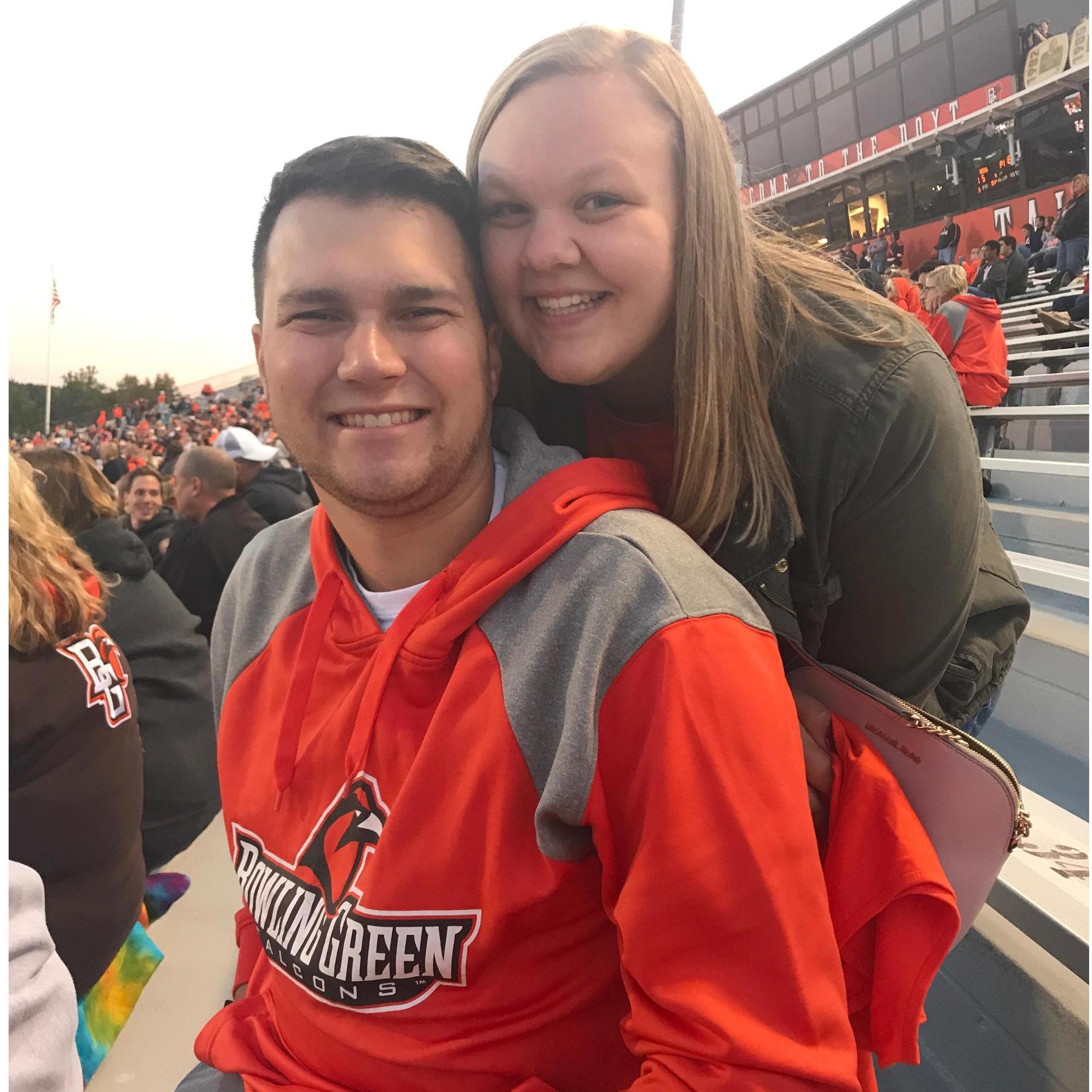 BGSU football games with friends!