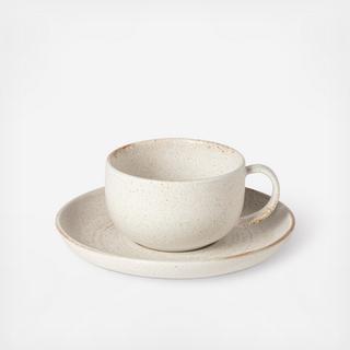 Vermont Tea Cup & Saucer, Set of 2