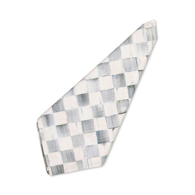 Mackenzie-Childs Sterling Check Paper Napkin