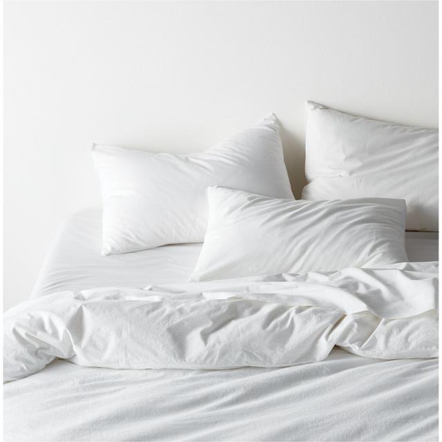 Organic Cotton Crisp White Full/Queen Duvet Cover