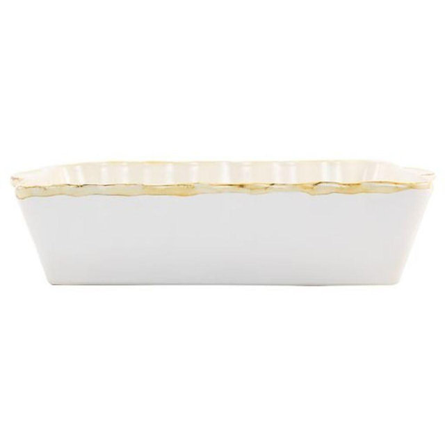Italian Bakers White Large Rectangular Baker