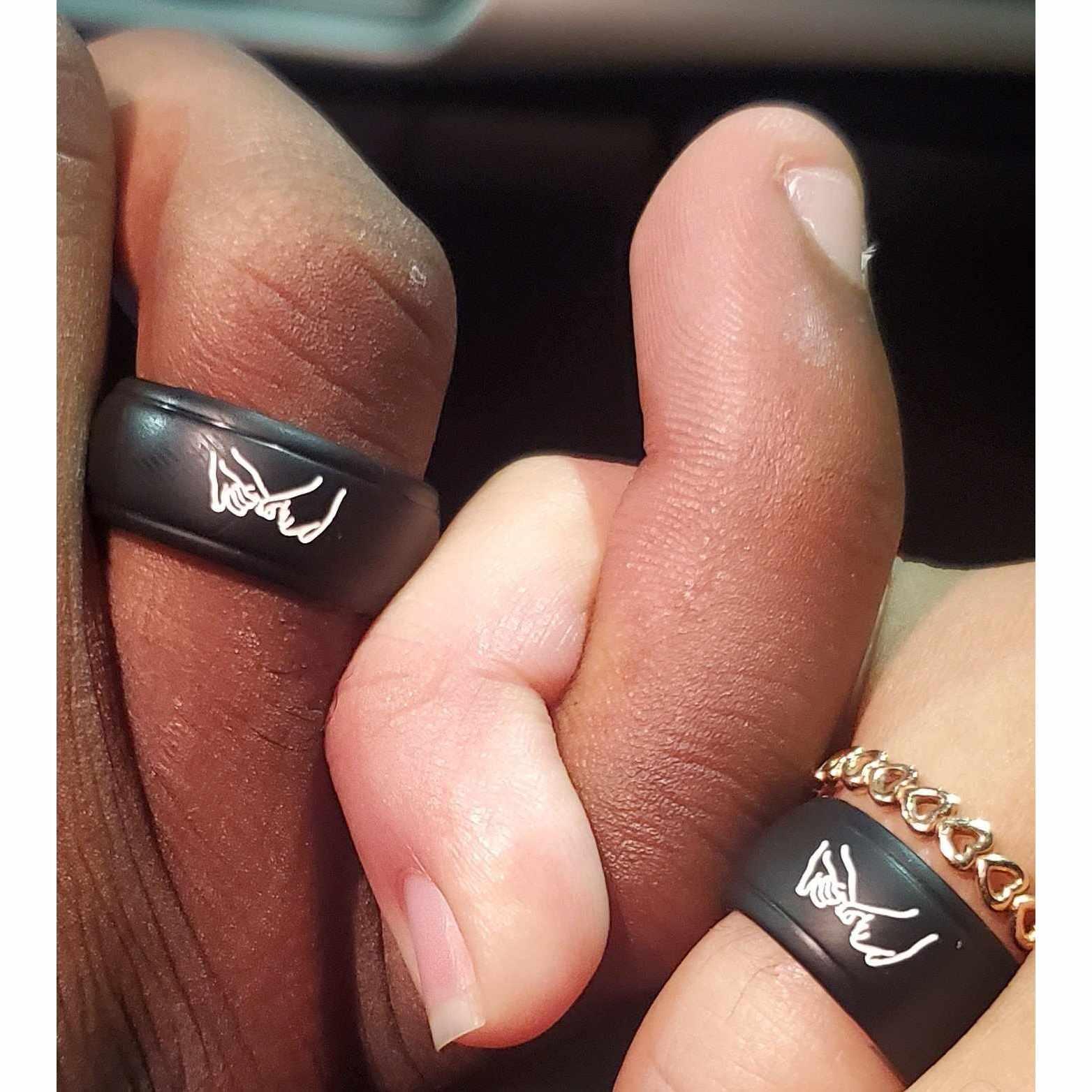 After only a week of spending time together Phylix and Samantha got matching promise rings. As even back then they knew they were each others forever