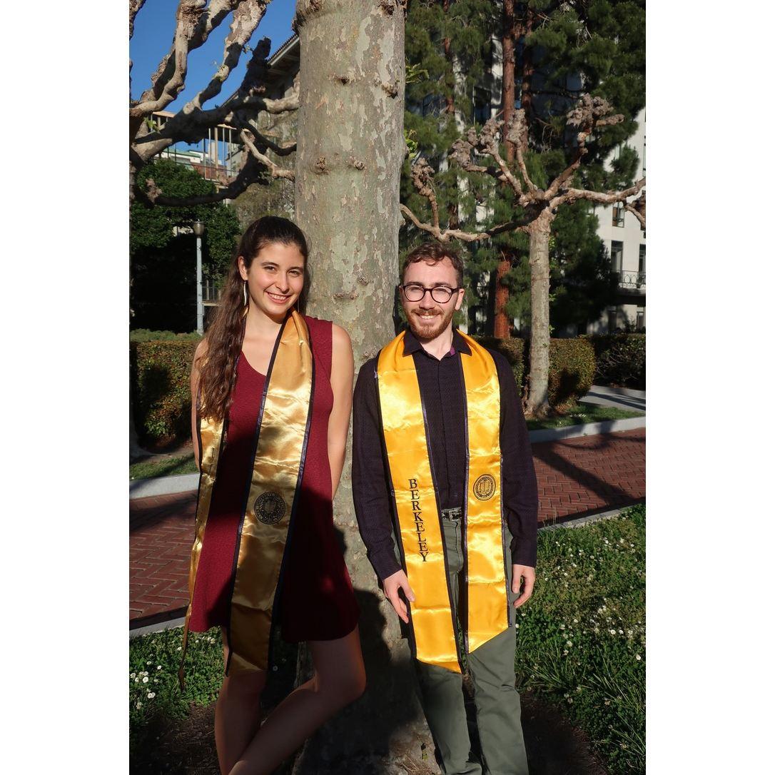 Alex graduating from Berkeley