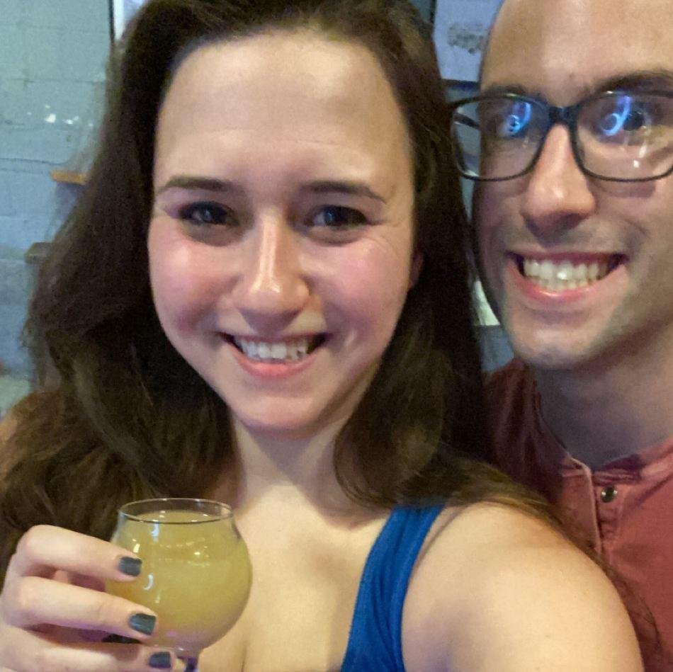 At a brewery