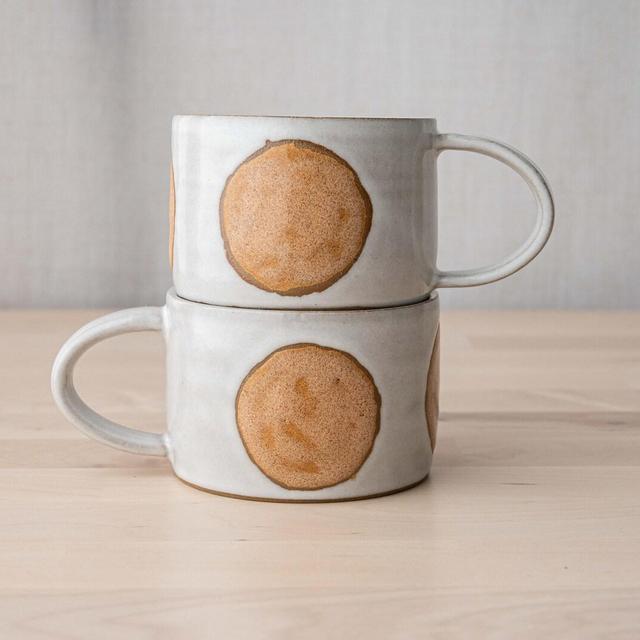 Circles Mug | Handmade Ceramic Coffee Mug...