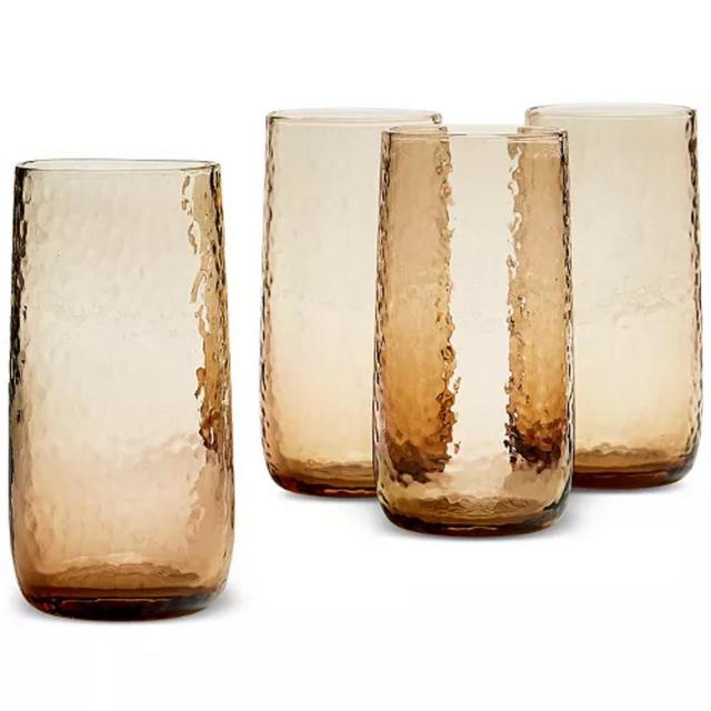 Textured Highball Glasses, Set of 4, Exclusively at Macy's