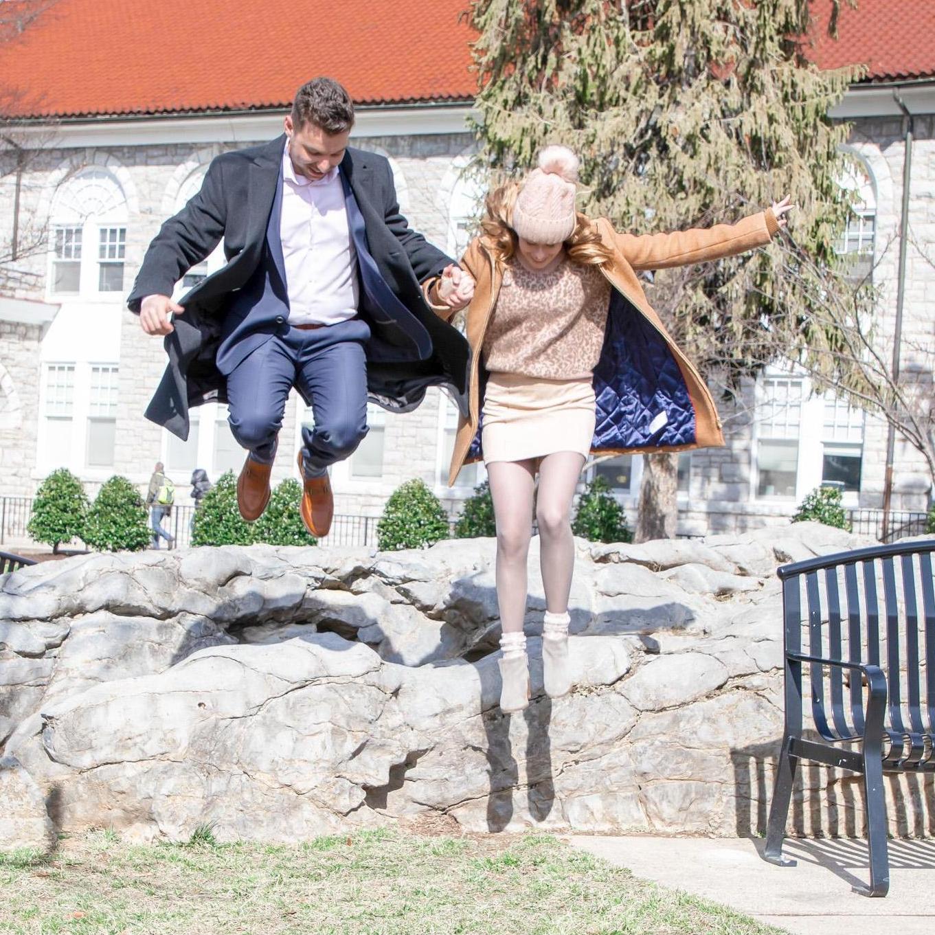 Lev and Brenna can't wait to "jump into" the next phase of life and celebrate their union with you on May 30, 2021!