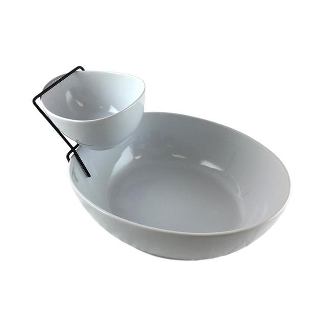 Gracious Dining 2 Tier chip and Dip Server Set