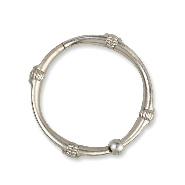 TITAN® NeverRust® Madison Shower Curtain Rings in Nickel (Set of 12)