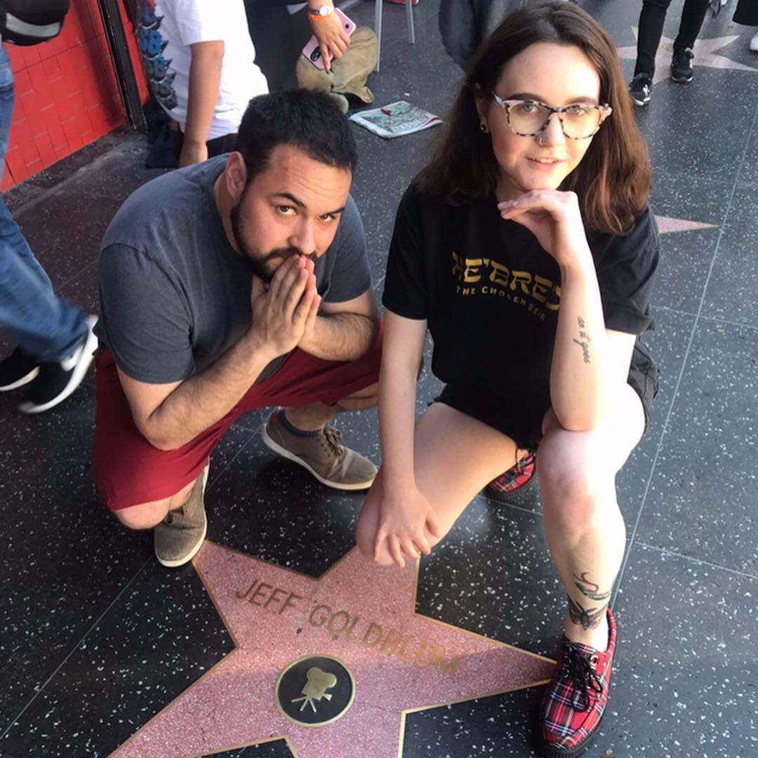 Our first trip together! Visiting a friend in Los Angeles.