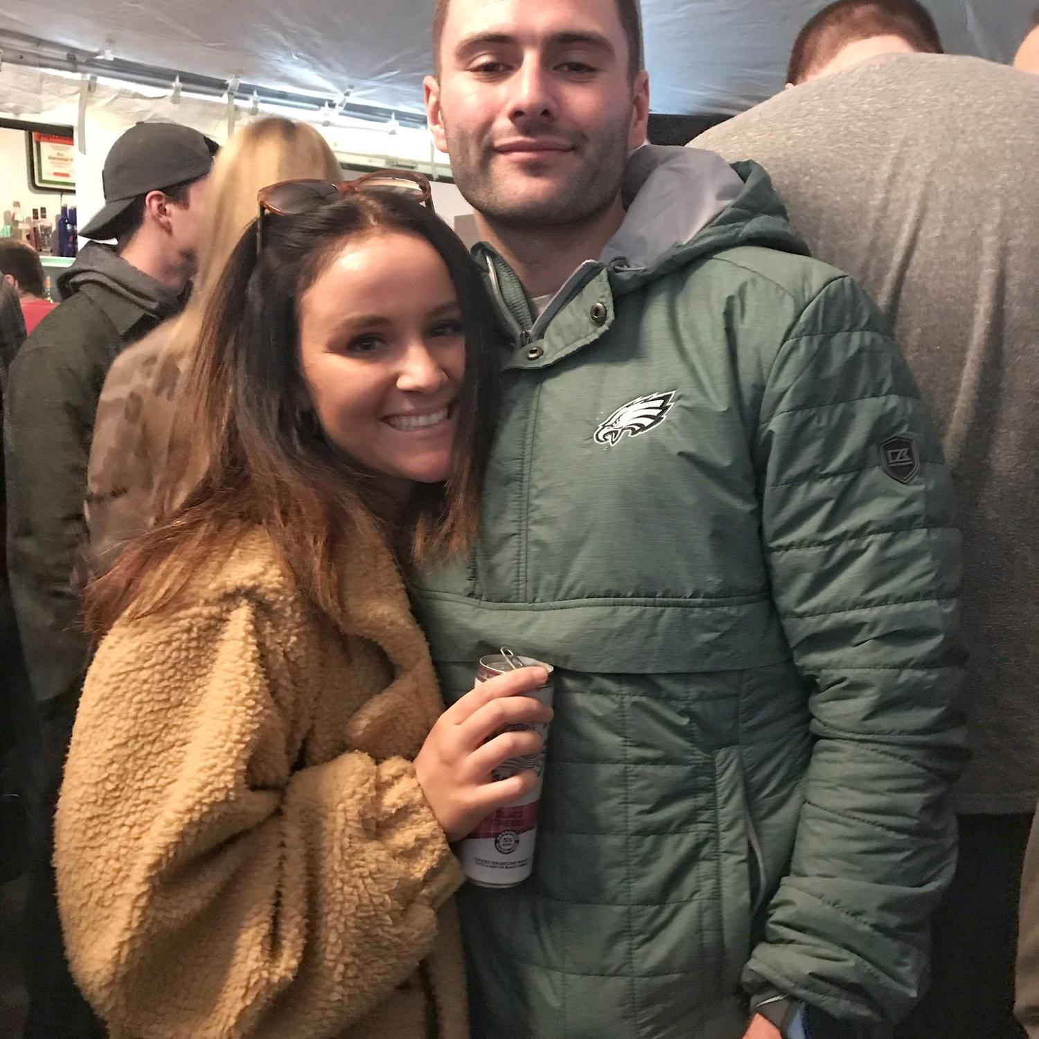 Our first picture as a couple 2.15.2020