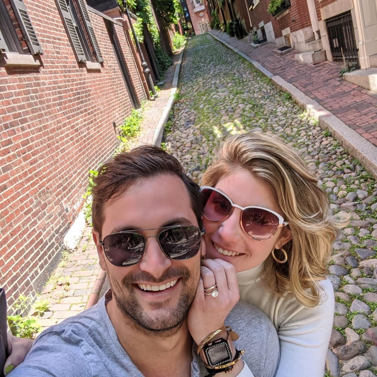 June 13th, 2020- In the middle of a Pandemic.. this kid finally decided to get on one knee and propose in my favorite city.. Boston!