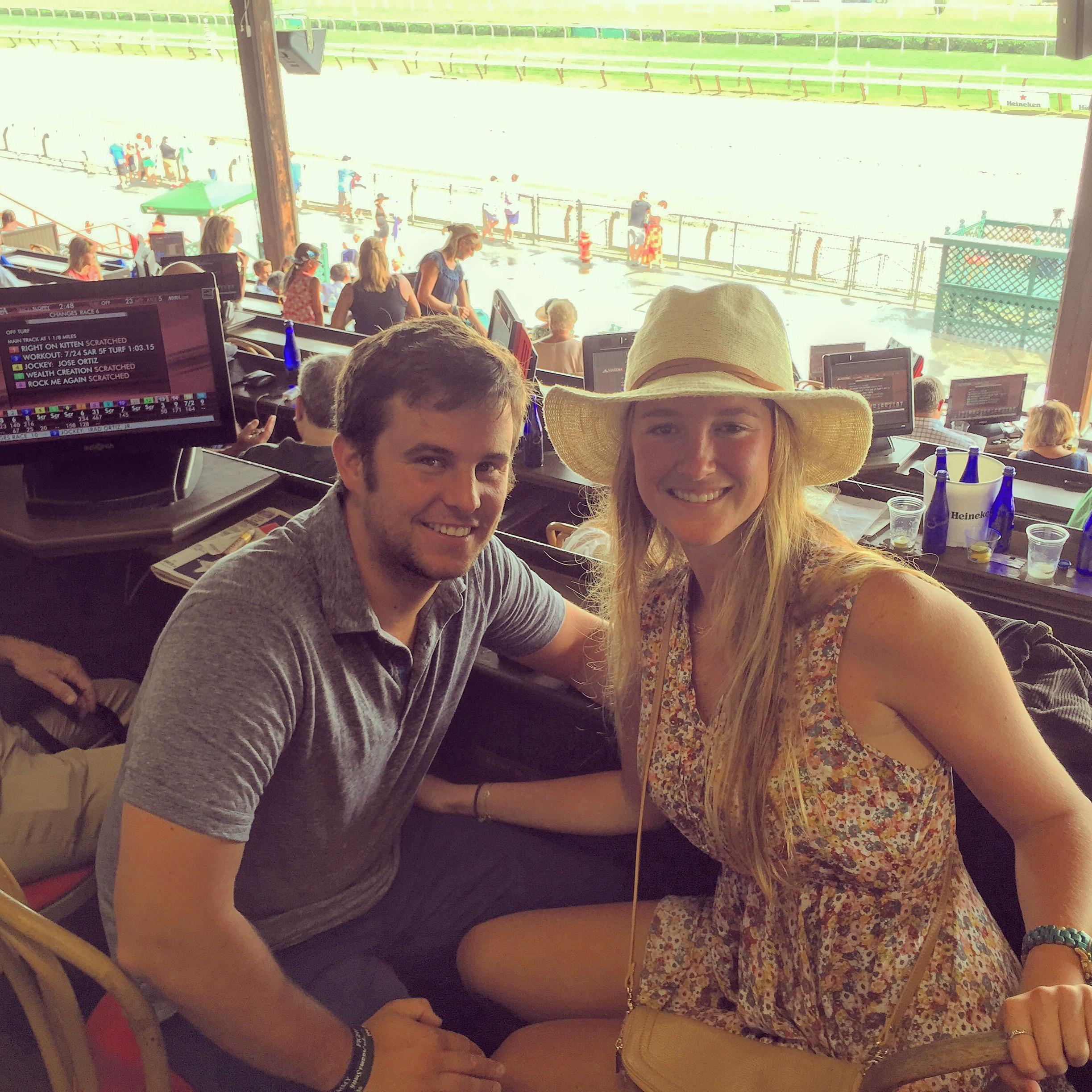 Horse races in Saratoga