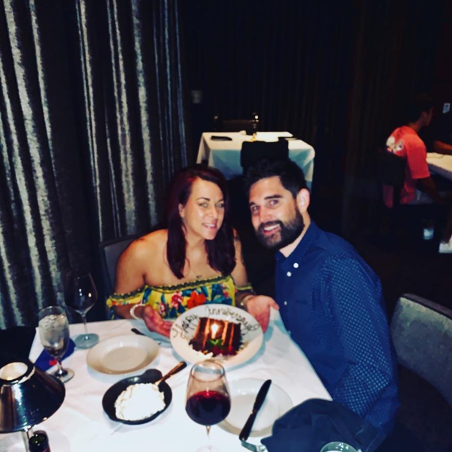 6 months together, celebrated at Mastro's