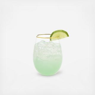 Stemless Wine/Cocktail Glass, Set of 2