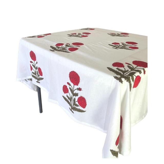 Poppy Table Cloth, Red, 60" x 60"