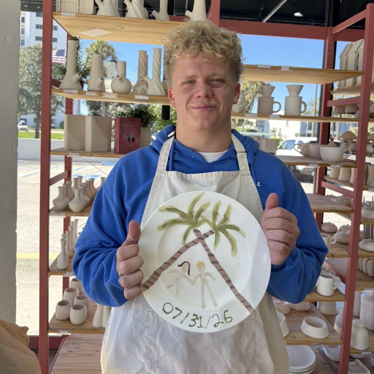 Our first wedding keepsake we made! One of our favorite dats days!