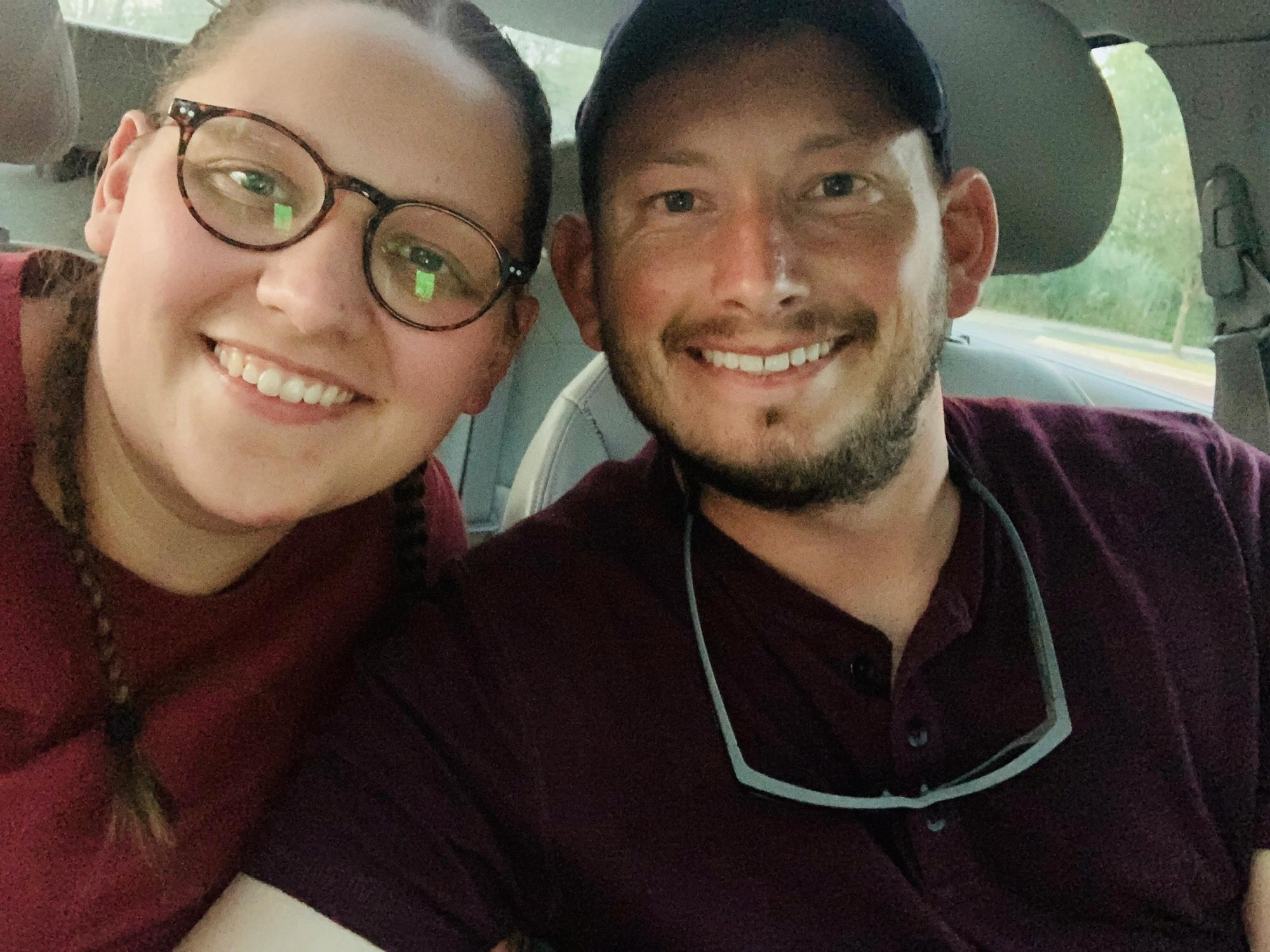 Covid dating...we drove to three different restaurants to eat a three course meal