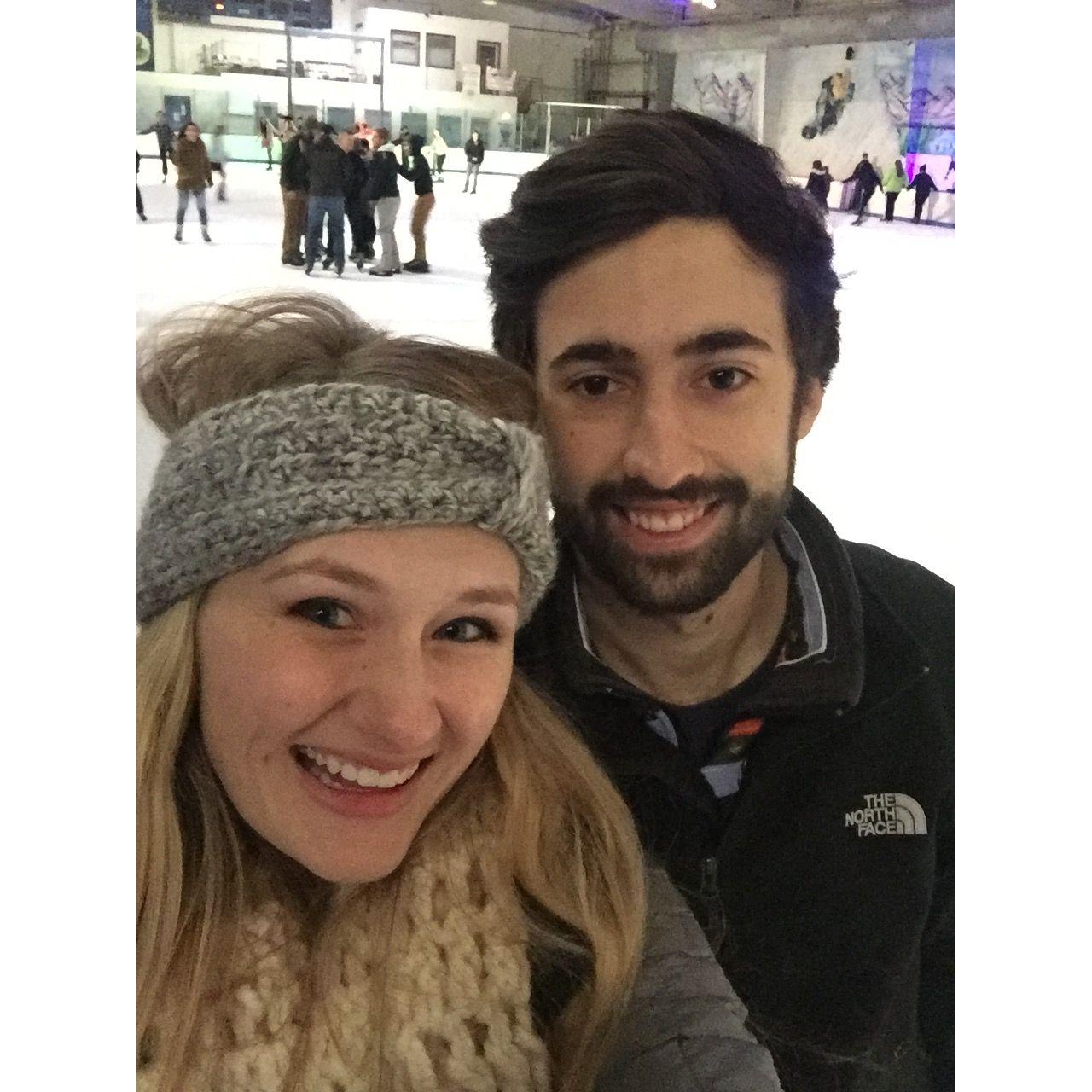 Sophomore year at UK ice skating