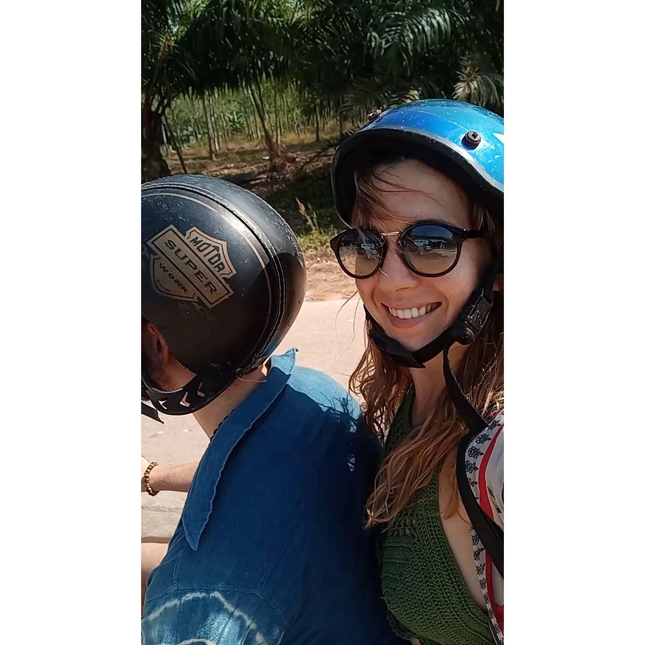 Riding in Pai, Thailand