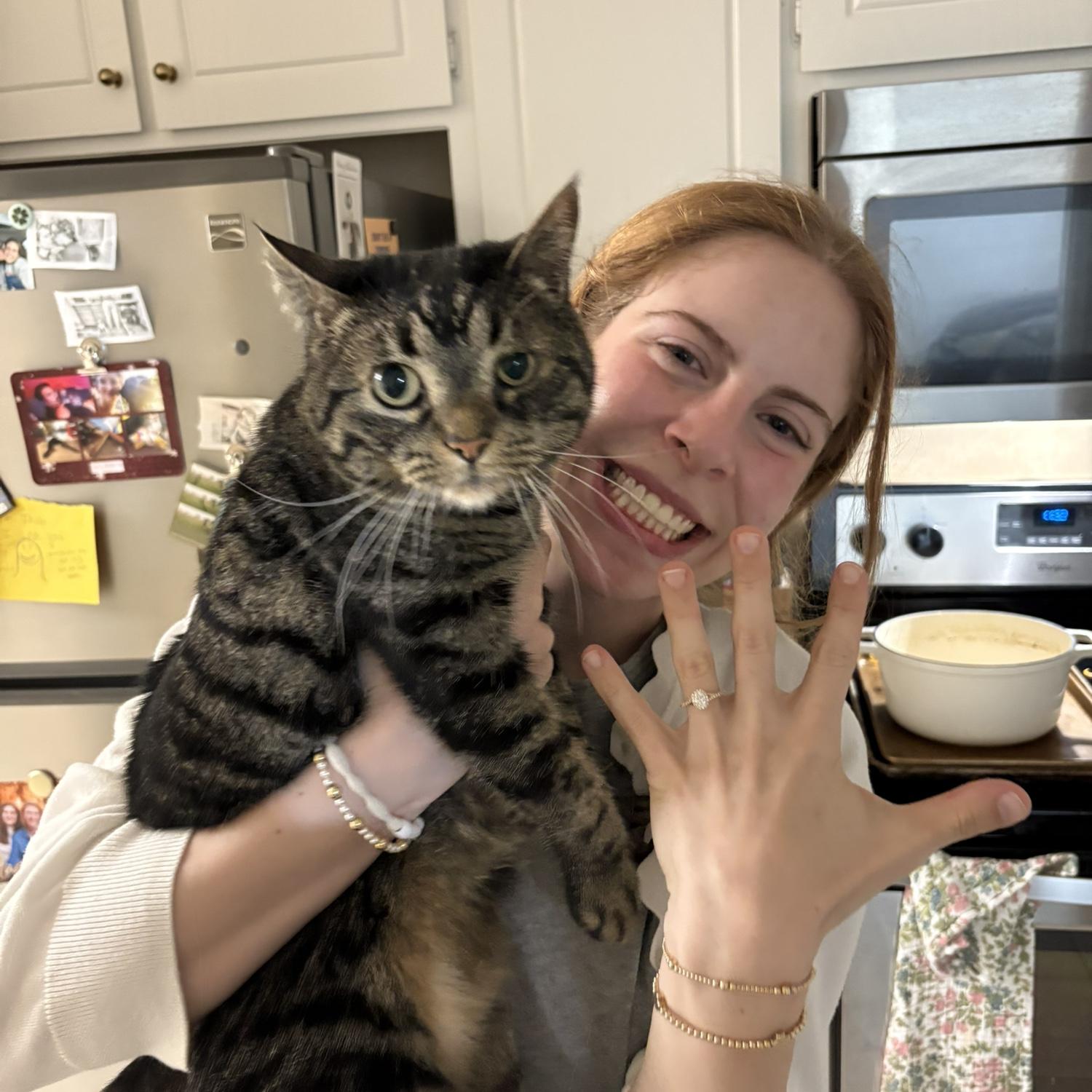 Tabitha couldn’t come to the proposal, but she’s obviously very excited Jacob and Auburn are engaged!