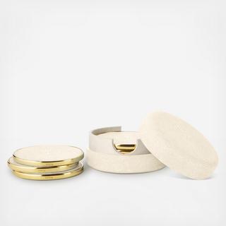 Shagreen Coaster, Set of 4