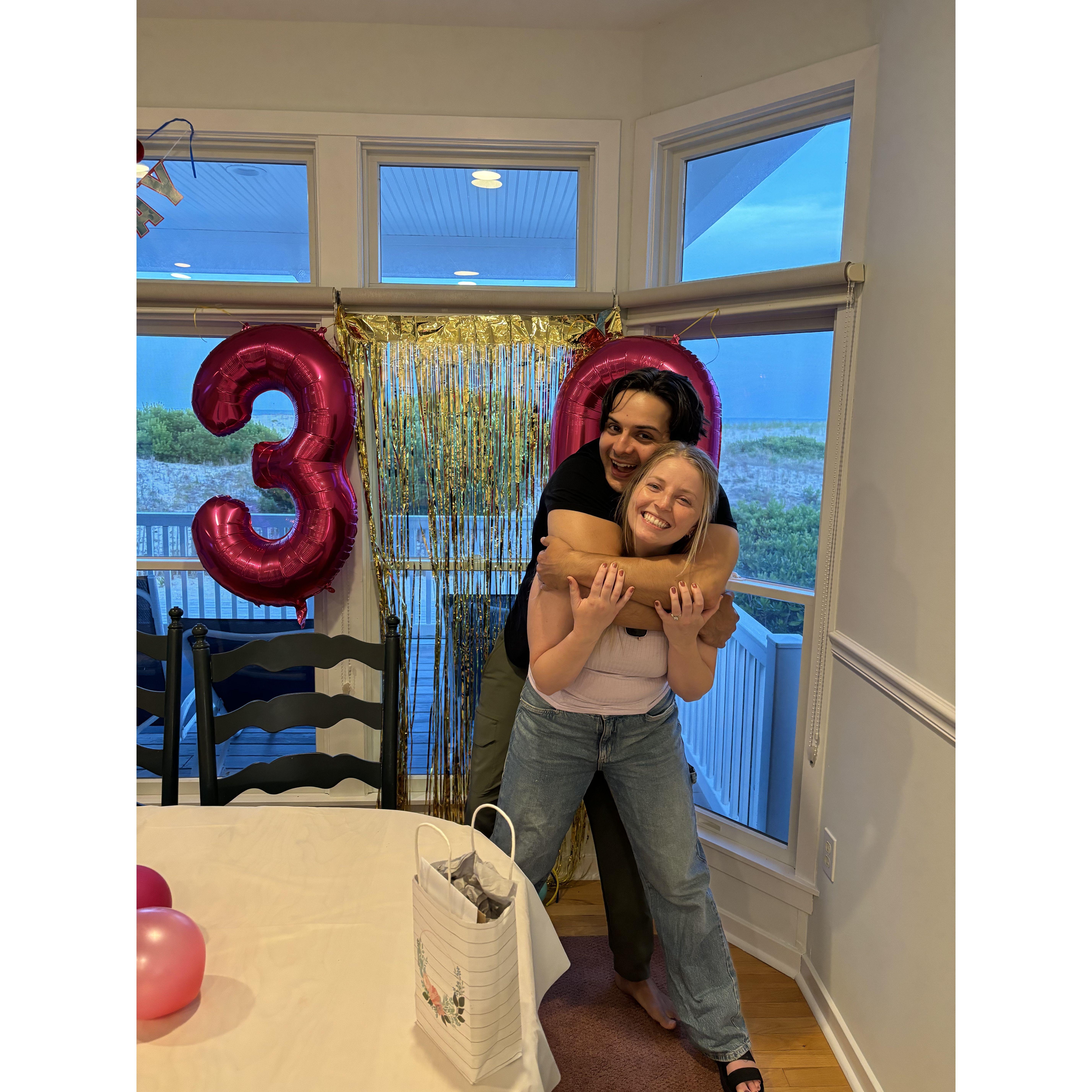 Kayla turned 30 while at the beach with Wyatt's family. Kendra also got to join for a couple of days!
