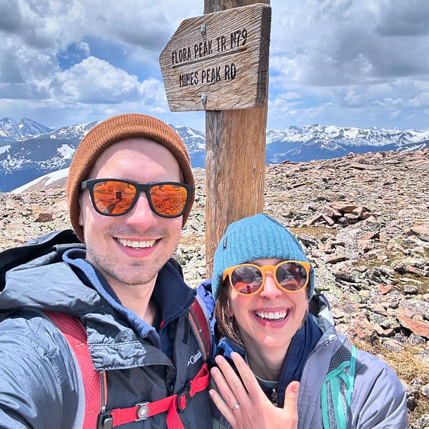 The engagement at the Summit of Mt Flora.