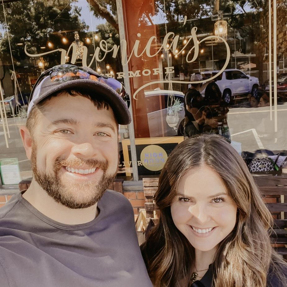 Our first date, Chris flew down to San Jose and we had brunch and then later went to a Keith Urban Concert at the Shoreline.