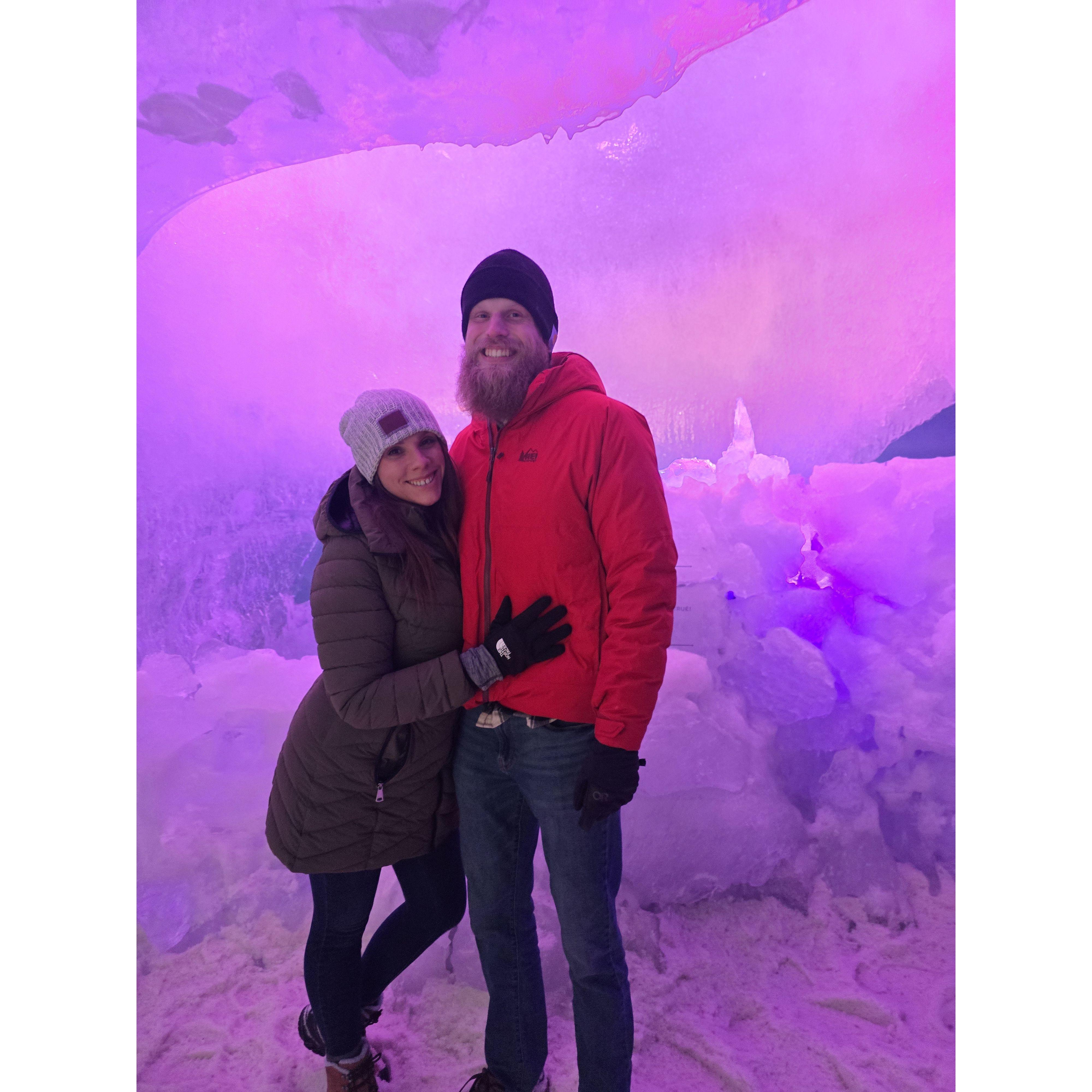 The Ice Castles at Cripple Creek
