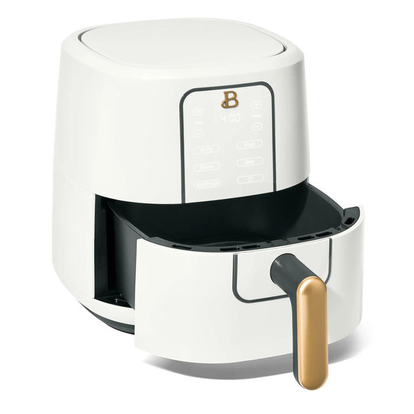 Beautiful 3 Qt Air Fryer with TurboCrisp Technology, White Icing by Drew Barrymore - Walmart.com