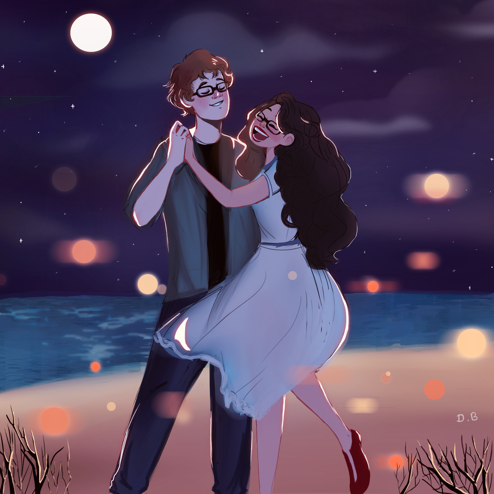 "And We Danced" Art by Debbie Balboa