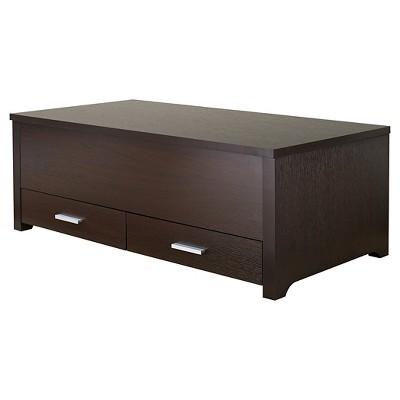 Bennie Modern Storage Box Coffee Table Cappuccino - HOMES: Inside + Out