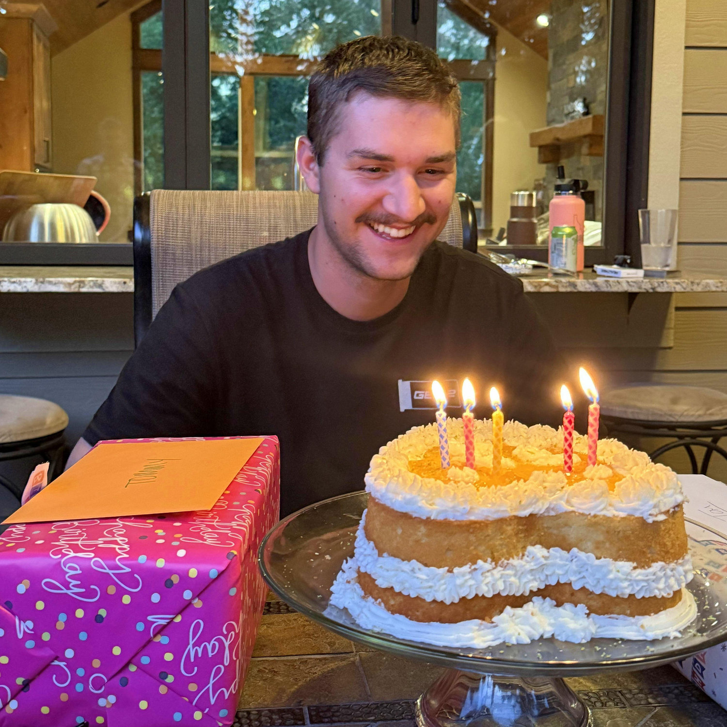 Tommy's 23rd Birthday, August 2025. (Custom key lime cake made by Nyah).