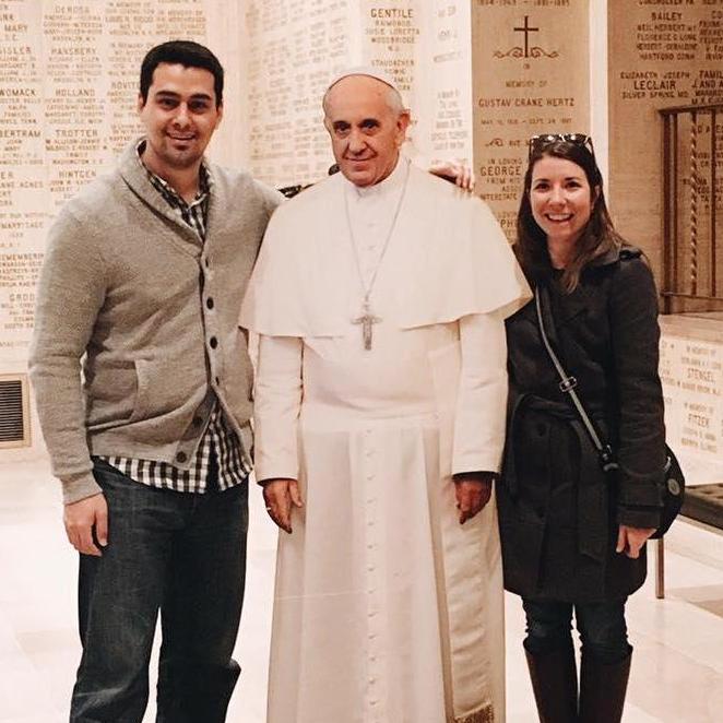That time everyone thought we met the Pope.