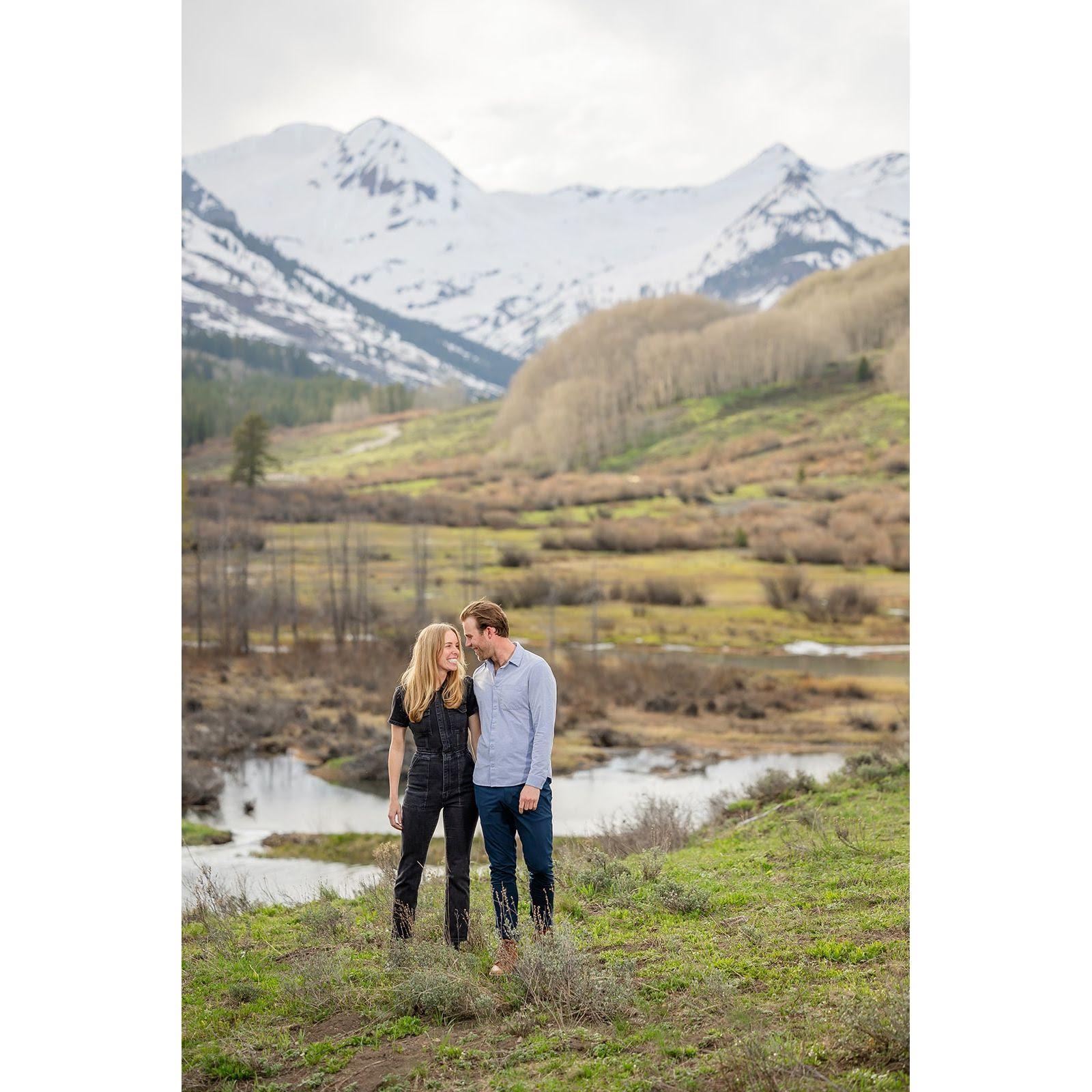 Photoshoot after the proposal outside of Crested Butte, CO (after we got a chance to shower and change!)
[May 2023]