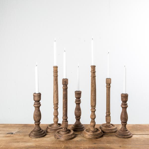 Wooden Taper Candleholder