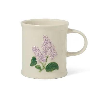 Sur La Table Embossed Floral Mug - Lilac