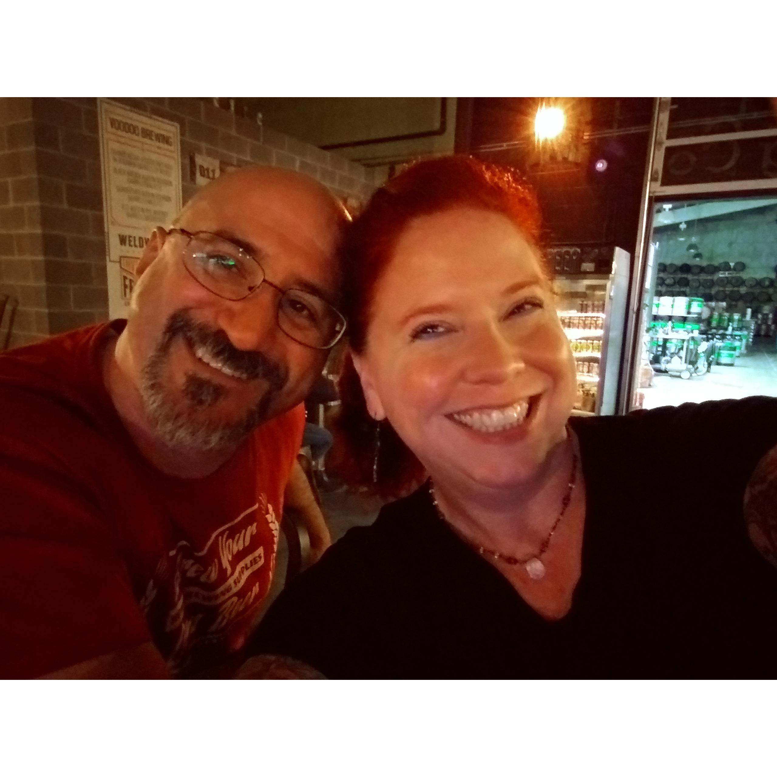Enjoying time together.