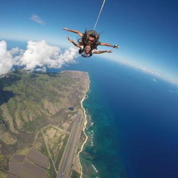 Skydiving on honeymoon fund