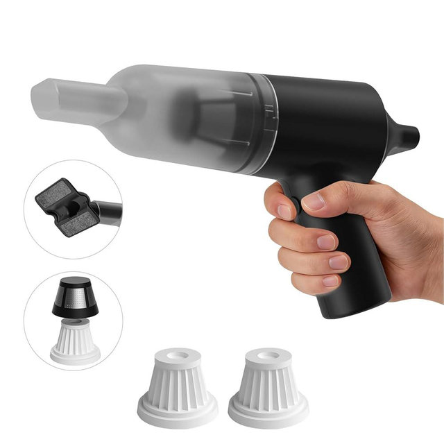 PAPIFEED Pet Hair Eraser Cordless Hand Vacuum, Metal Filter & HEPA Filter Double Strong Filtration, Powerful Suction and Long Battery， Mini Hand Held Vacuum Rechargeable for Home, Car, Office