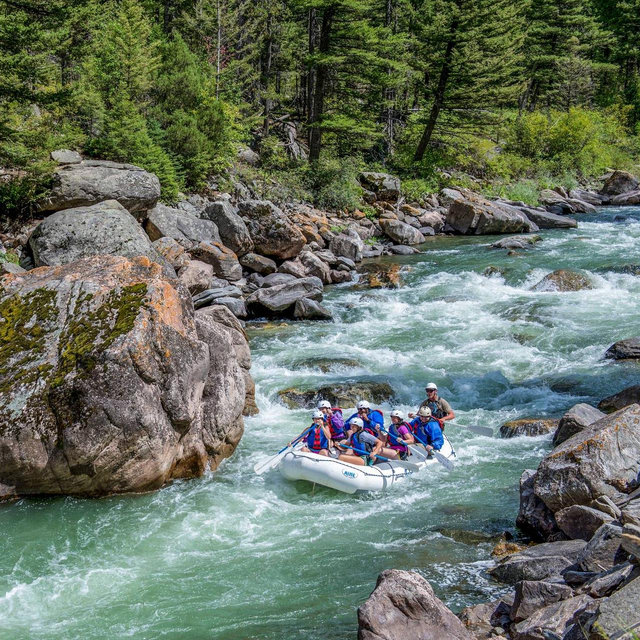 White water rafting in Alaska