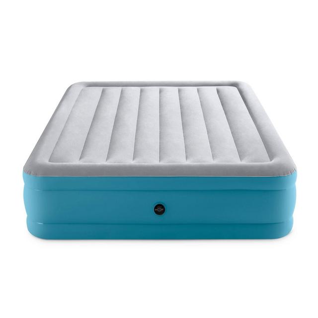 Intex Raised 16" Queen Air Mattress with Hand Held 120V Pump